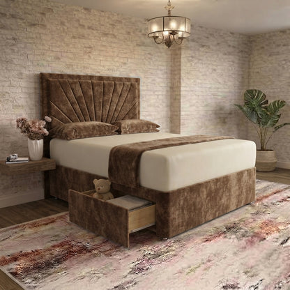 Sunrise Divan Bed - Mink Naples