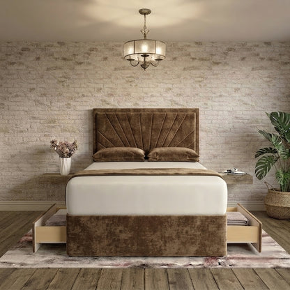Sunrise Divan Bed - Mink Naples