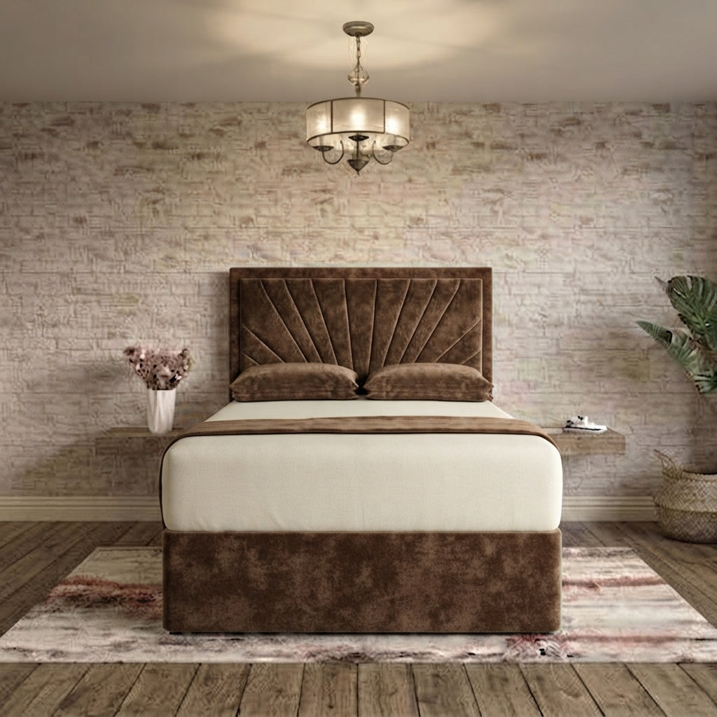 Sunrise Divan Bed - Mink Naples