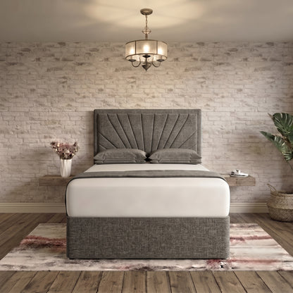 Sunrise Divan Bed - Pewter Wool