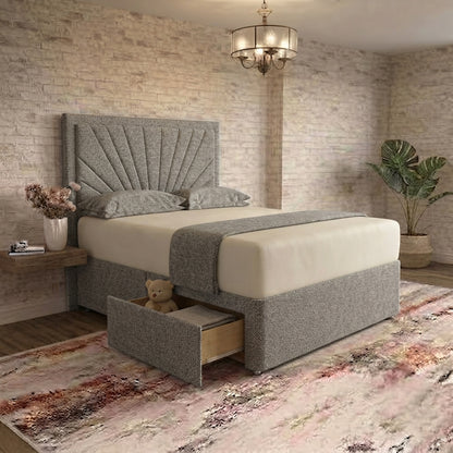 Sunrise Divan Bed - Sage Linen
