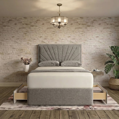 Sunrise Divan Bed - Sage Linen