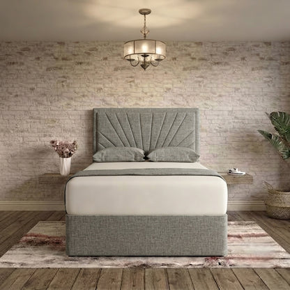 Sunrise Divan Bed - Sage Linen