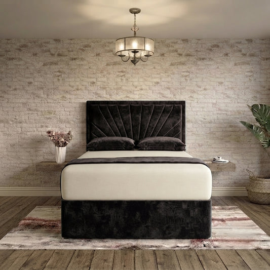 Sunrise Divan Bed - Slate Grey Naples