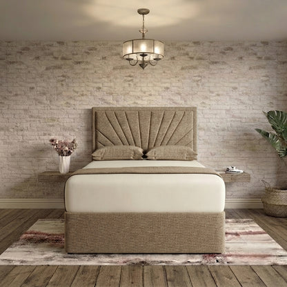 Sunrise Divan Bed - Wheat Linen
