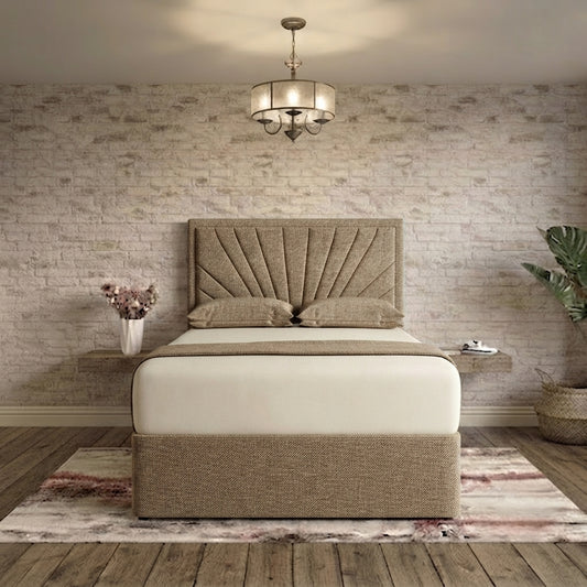 Sunrise Divan Bed - Wheat Linen