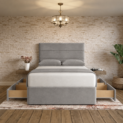 The Vista Divan Bed - Clay Wool