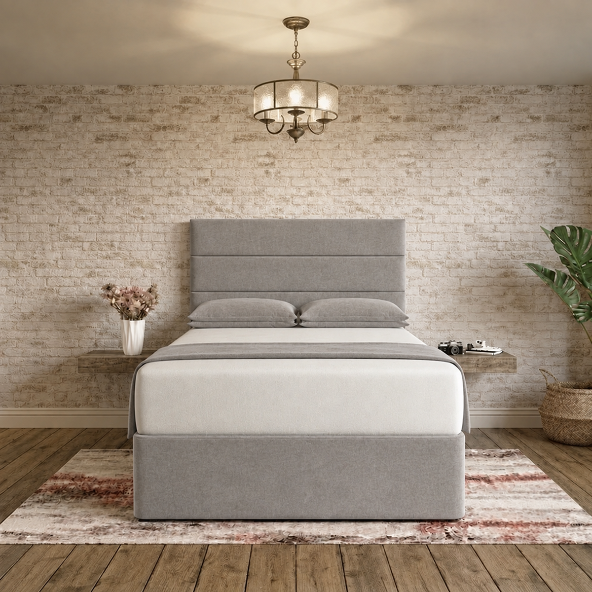 The Vista Divan Bed - Clay Wool