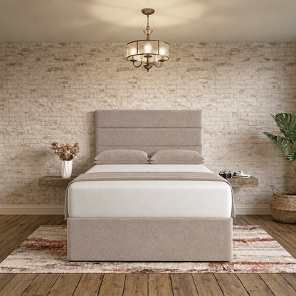 The Vista Divan Bed - Latte Wool