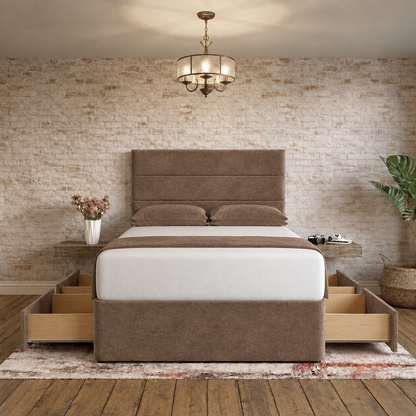 The Vista Divan Bed - Mink Naples
