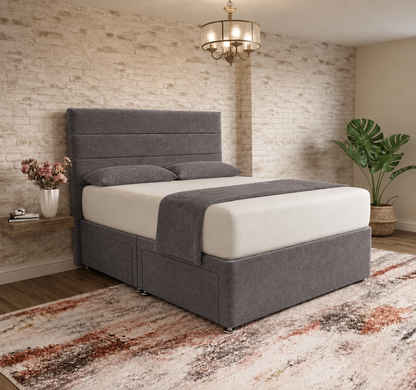 The Vista Divan Bed - Silver Naples