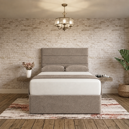 The Vista Divan Bed - Wheat Linen