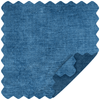 Elite Washington Noir Timber & Fabric Paneled Bed - Blue Hercules