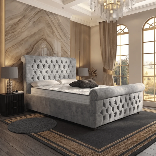 Buckingham Upholstered Ottoman Bed