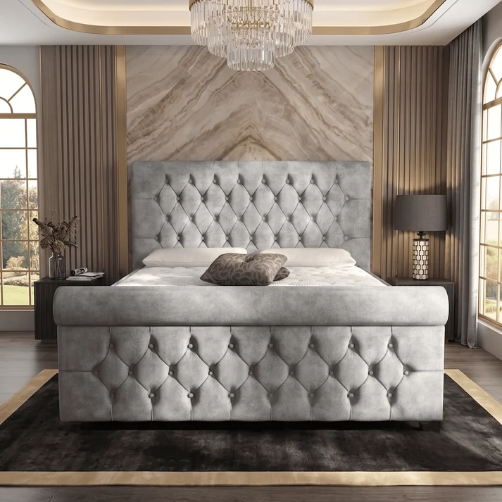 Buckingham Upholstered Ottoman Bed