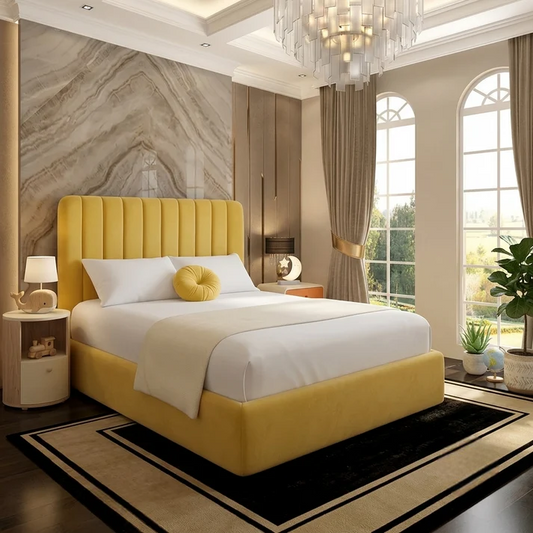 The Madison Upholstered Ottoman Bed