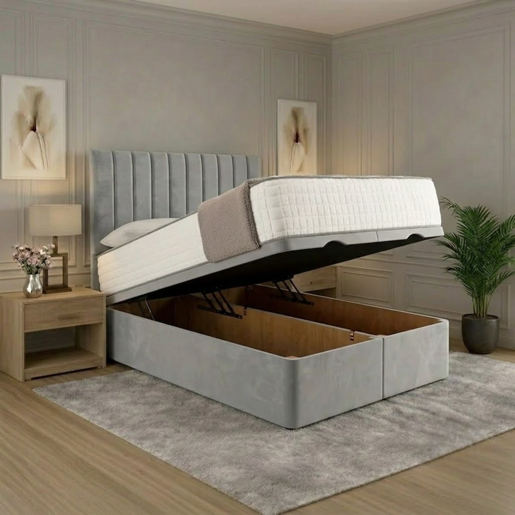 Nexus Ottoman Divan Bed - Clay Wool