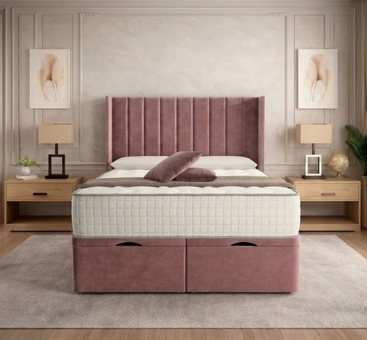Nexus Wingback Ottoman Divan Bed