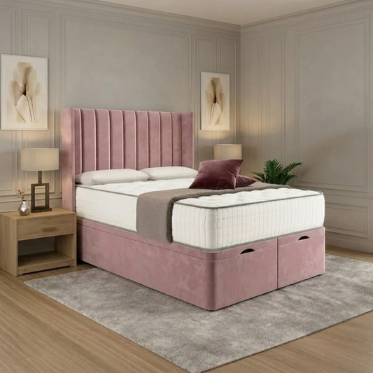 Nexus Wingback Ottoman Divan Bed