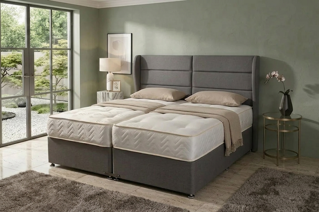 Signature Executive Zip and Link 1000 Pocket Sprung Divan Bed Set
