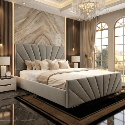 Sunrise Upholstered Ottoman Bed