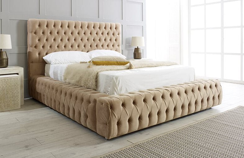 Manchester Ottoman Bed Frame In Light Brown