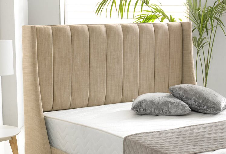 Bradford Ottoman Bed Frame In Cream