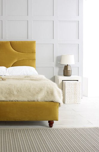 Panama Ottoman Bed Frame In Gold