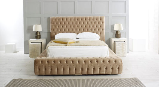 Manchester Ottoman Bed Frame In Light Brown