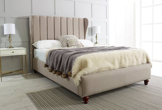 Muscat Ottoman Bed Frame In Beige