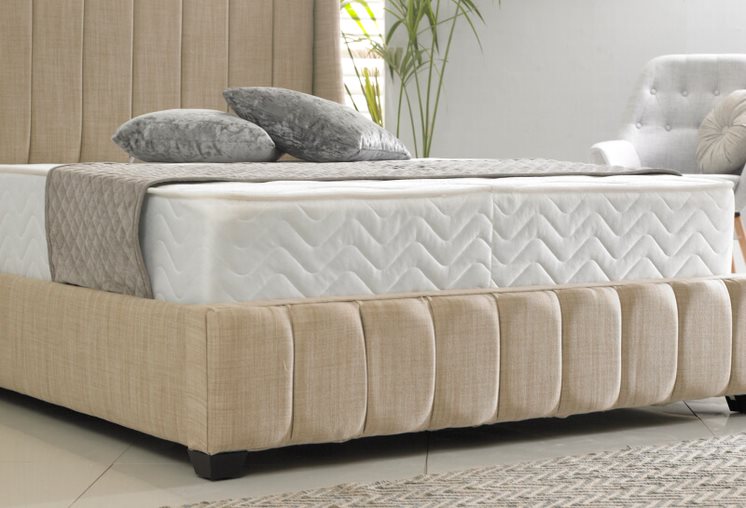 Bradford Ottoman Bed Frame In Cream